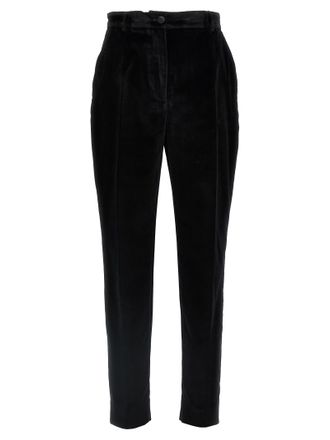 Dolce & Gabbana Black Cotton Dress Womens Pants