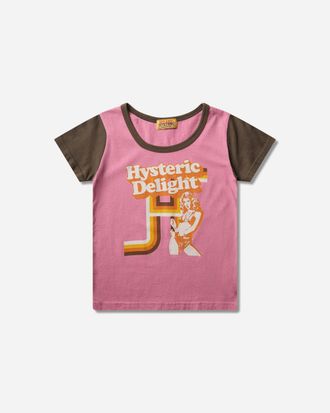 Hysteric Glamour Women s Hysteric Delight Baby T-Shirt Pink