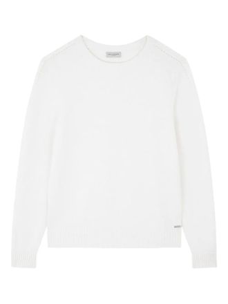 Paul & Shark crew-neck merino wool sweater - women - Virgin Wool - M - White