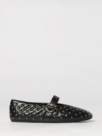 Ferragamo Gancini Buckle Studded Nappa Mary Jane Flats