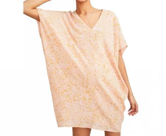 Hatch The Slouch Maternity Dress In Apricot