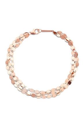 Lana Jewelry 14K Gold 3-Strand Bracelet in Rose Gold at Nordstrom, Size 7