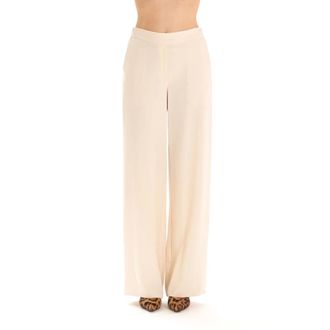 P.A.R.O.S.H. Wide Trousers, female, Beige, S, Panty Palazzo Trousers