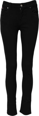 Dolce & Gabbana Womens Black Skinny Cotton Mid Waisted Denim Jeans Elastane Clothing