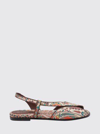 Etro Sandalo Etro in twill stampa Paisley