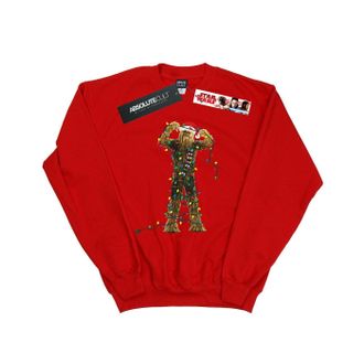 Star Wars Heren Chewbacca Kerstverlichting Sweatshirt (Rood)