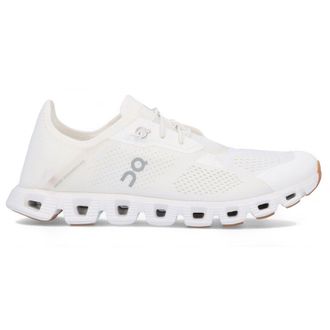 On Cloud 5 Coast Textile Synthetic Womens Low Top Trainers - All White - Size:UK 7.5