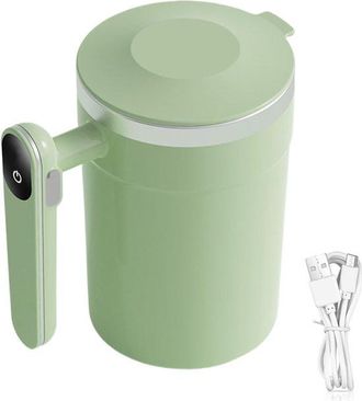 OEM Taza Con Agitador Autom&aacute;tico, Esta Taza De 400 Ml Con Agitador Magn&eacute;tico Autom&aacute;tico Y Pantalla Lcd De Temperatura Es Perfecta Preparar Lattes