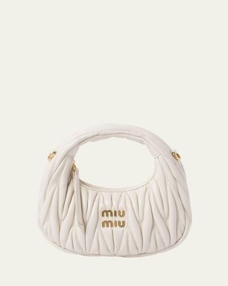 Miu Miu Quilted Leather Top-Handle Bag