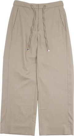 Max Mara Wide Trousers, female, Brown, Size: XS Wide Trousers