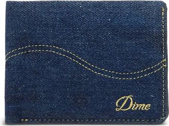 Dime Cursive bi-fold wallet - unisex - Cotton - One Size - Blue