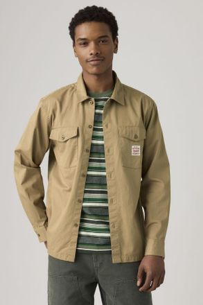 Levi's Camicia da lavoro a maniche lunghe - Uomo - XL - Marrone / TigerS Eye Twill