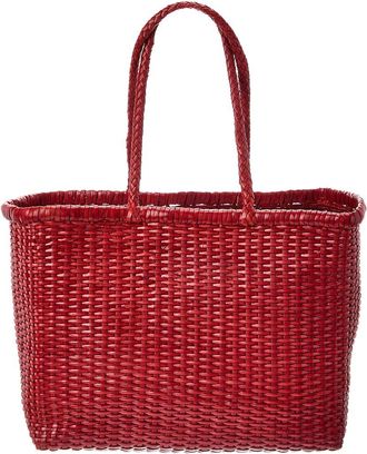 Dragon Diffusion B Weave Big Leather Tote