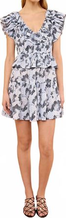 Ulla Johnson Celie Mini Dress In Ciel