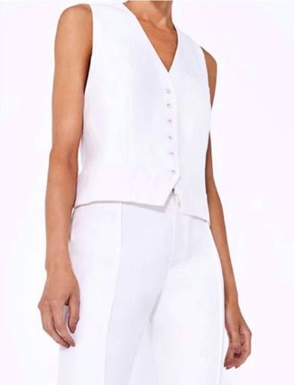 Alexis Miko Vest In White