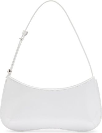 Jacquemus Le Bisou Glossed Leather Shoulder bag - White - One Size