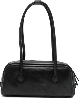 Marge Sherwood Tassen, Dames, Zwart, ONE Size, Leer, Soft Baguette Bag