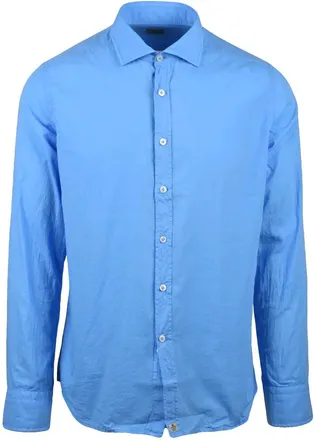 Sonrisa Long-Sleeve Button-Down Shirt In Pure Cotton With Tailored Fit