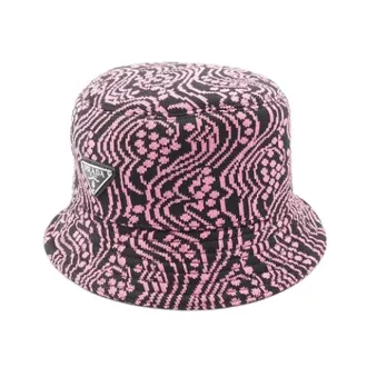 Prada Pre-owned Accessories, female, Multicolor, Size: ONE SIZE Pre-owned Polyester Bucket Hat