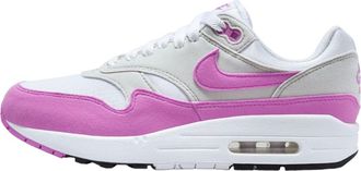 Nike Womens Air Max 1 87 Sneaker, Neutral Grey Fuchsia Dream White Black, 10 UK
