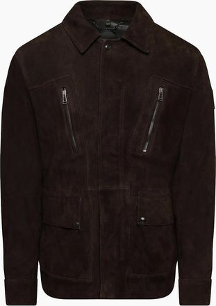 Belstaff Mens Continental Leather Jacket - Black - Size: 40/Regular