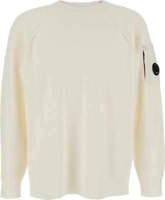 C.P. Company Off White Logo Sweaters
