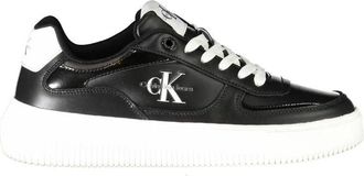 Calvin Klein Polyester Sneaker - Dames - Sneakers - Zwart - 39 EU - Polyester - Schoenen