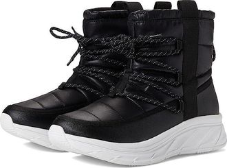 J/Slides J/Slides Will Snow Boots Womens US 6 Black White Lace Up Round Toe Ankle ZPO3484