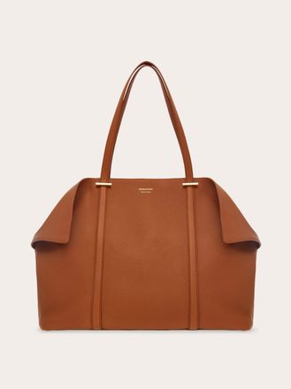 Ferragamo Women Folded tote bag (L) Beige