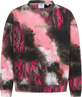 Carlo Colucci Sprayed Knit Sweatshirt - Heren - Sweatshirts - Veelkleurig - L - Hoodies & sweatvesten