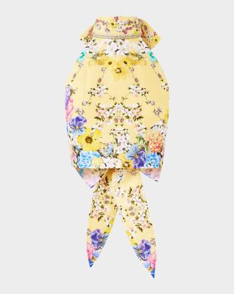 Camilla Darling Buds Halter Tie-Back Top