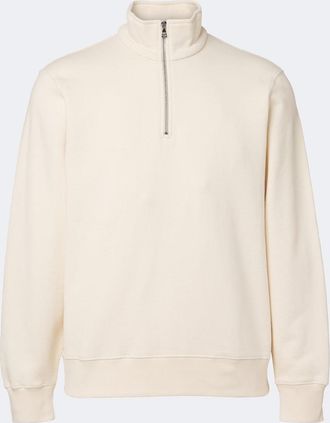 Orlebar Brown Wyatt cotton jersey half-zip sweatshirt