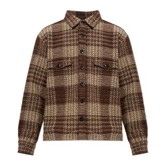 AllSaints Heren, Overhemden, Bruin, Maat: XL Katoen
