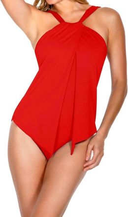 Magic Suit By Miraclesuit Tara One Piece Swimsuit In Red