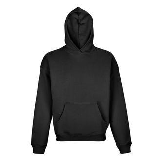 SOLS Unisex Adult Connor Organic Oversized Hoodie (Zwart)
