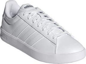 adidas Grand Court 3.0 Sneaker in White/White/Iron Met. at Nordstrom Rack, Size 10.5