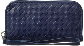 Persaman New York Sabrina Hand Woven Leather Wallet
