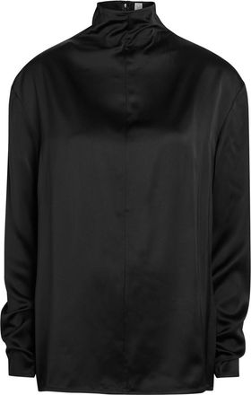 Toteme Satin top - Black - 32 (UK4 / Xxs)