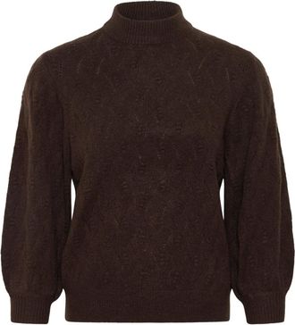 Kaffe Dolcevita - - Knitwear - Donna - Marrone - L