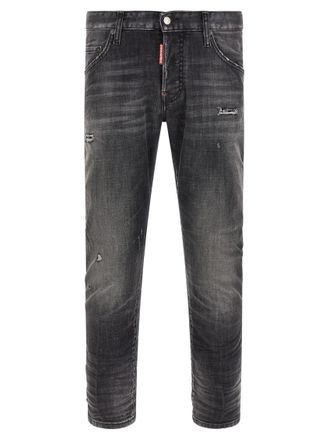 Dsquared2 Black Mid Rise Jeans