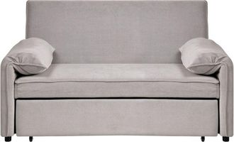 Beliani Sofa Bed HORMA Fabric Grey