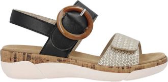 Remonte Womens Jocelyn 53 In Beige/gold/schwarz