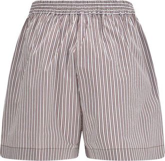 Brunello Cucinelli Womens Multicolor Cotton Bermuda Shorts
