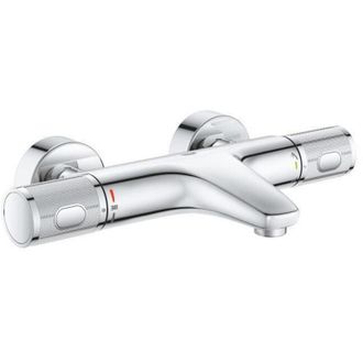 GROHE V&aacute;lvula Termost&aacute;tica De Ducha Precision Feel, Montaje En La Pared, Indicador De Temperatura, Filtros Integrados, Cromo, 3478800 - Grohe