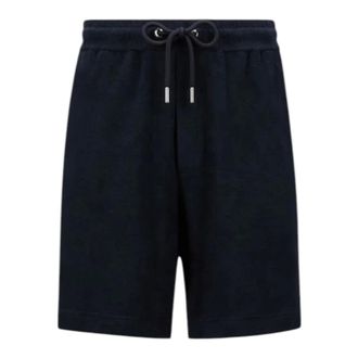 Moncler Heren, Korte broeken, Blauw, Maat: XL Katoen