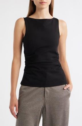 Rag & Bone Irina Shirred Ponte Tank in Black at Nordstrom Rack, Size X-Small