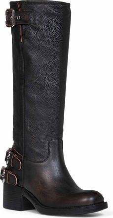 Chlo&eacute; Womens Boots Dakota Black Grained Leather Calf