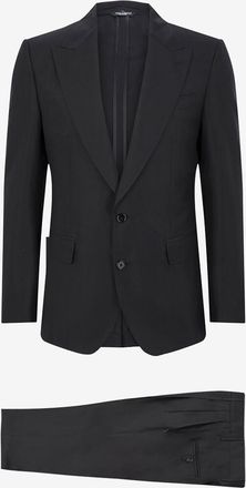 Dolce & Gabbana Seidenanzug mit dekonstruierter einreihiger Jacke Sicilia Light