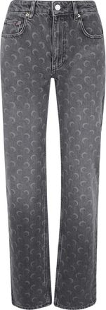 Marine Serre Mujer, Vaqueros, Gris, Talla: S