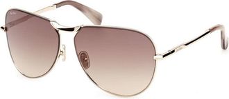 Max Mara MM0134 32F Gold/Brown Gradient